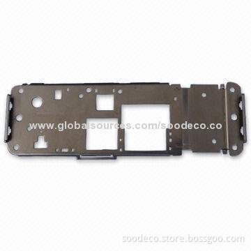 Stainless Steel Precision Stamping with Anodized Surface Finish, Used in Mobile Phone and Notebook